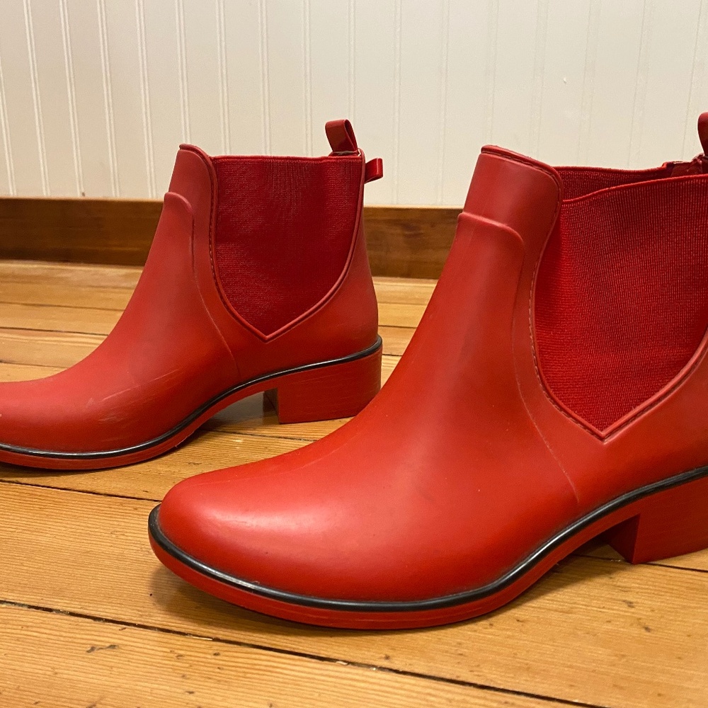 Red Kate Spade boots